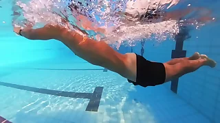 Cumshot in Swimming Pool